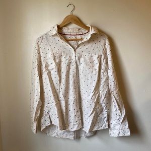 St. John’s Bay Cotton Button Down Blouse